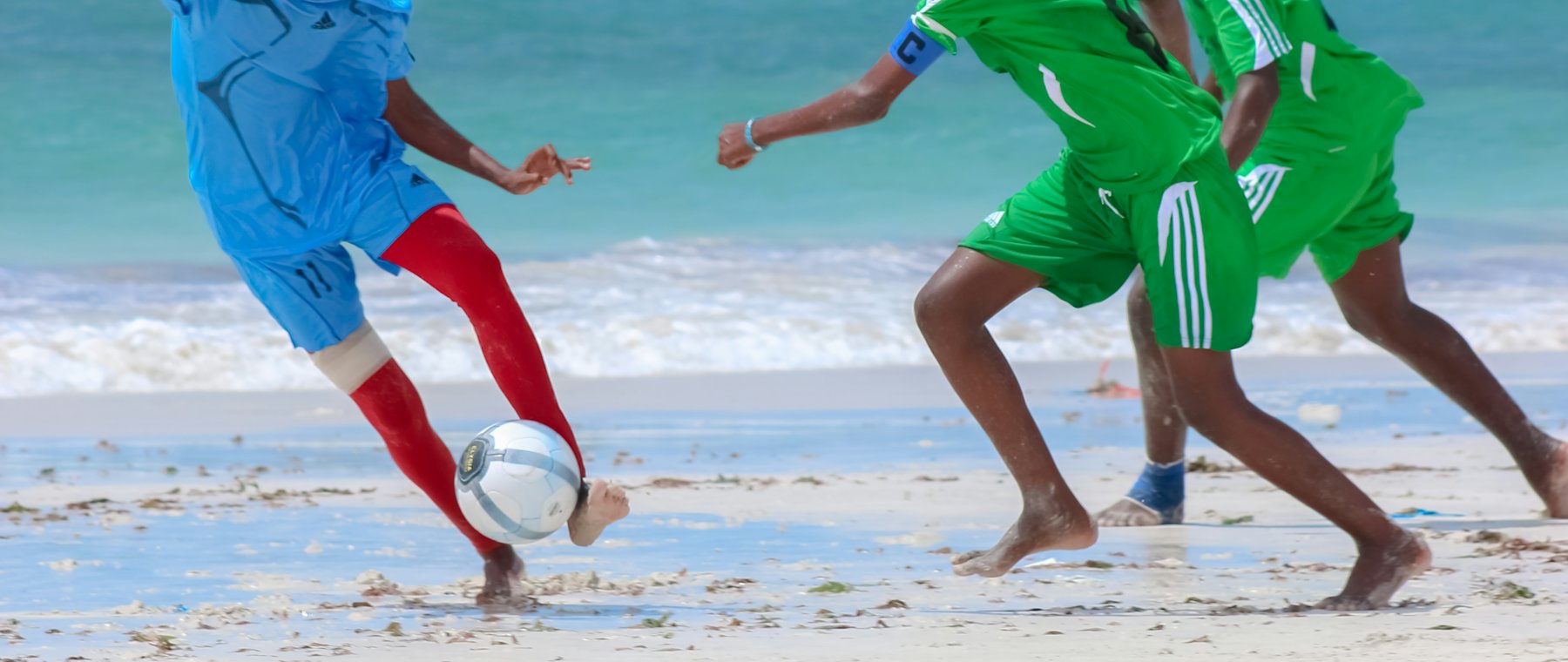 Liido beach in Mogadishu on a busy afternoon