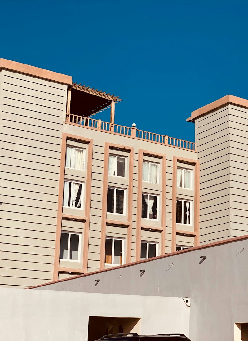A tower rising against a clear sky in Mogadishu